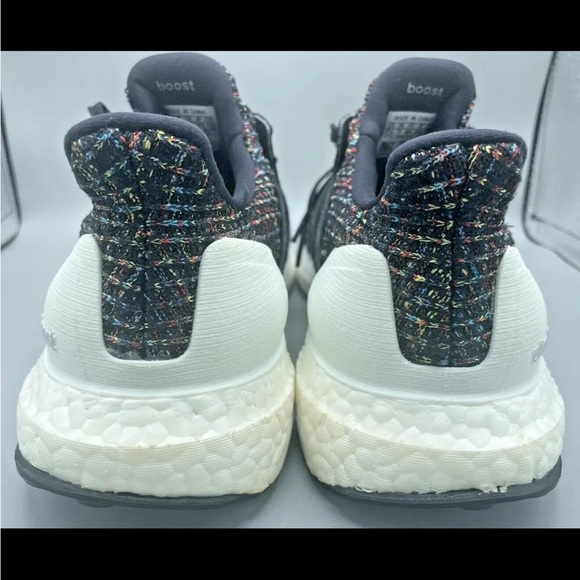 Men’s Size 7.5 - adidas UltraBoost 4.0 Black Multicolor 2019 - F35232 - Picture 10 of 14